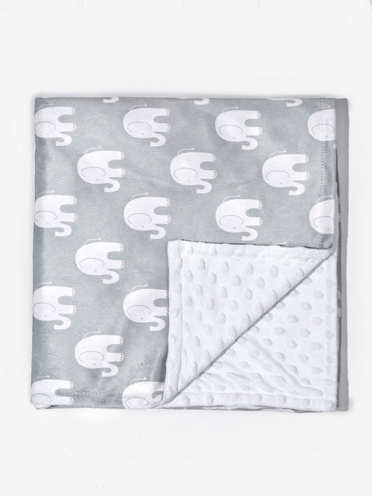 Baby Blanket-Minky Dots